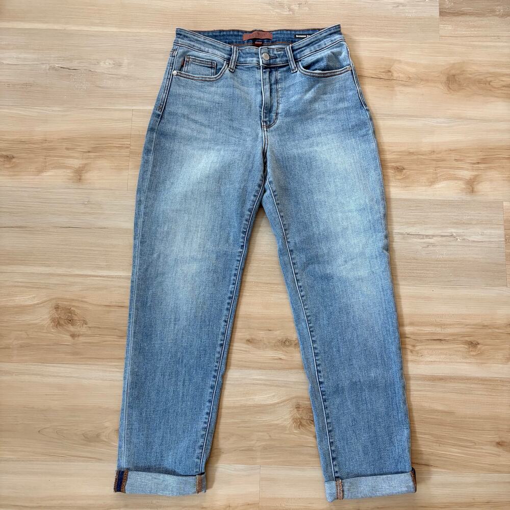 judy blue boyfriend fit jeans medium wash